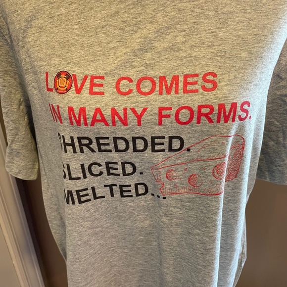 Love Comes in Many Forms Cheese tee shirt - Picture 3 of 8